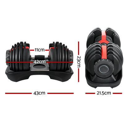 24Kg, 40Kg Adjustable Dumbbell