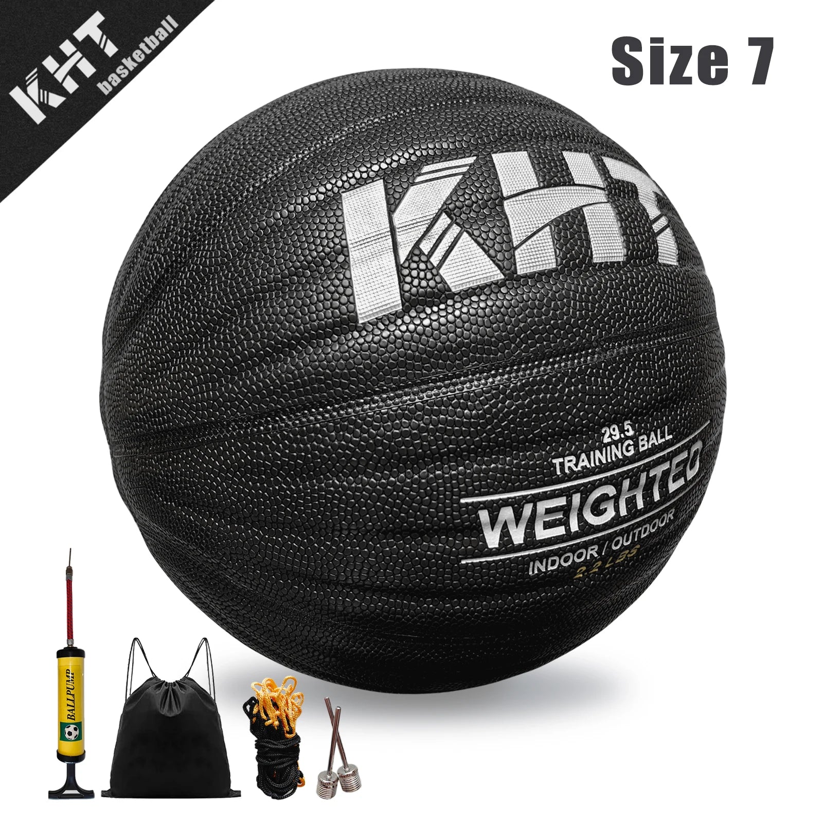 Elevate Your Game with the 1/1.3/1.5KG Size 7 Heavy Basketball - Premium PU Leather for Youth, Adults, and Professionals - Perfect for Indoor and Outdoor Training!