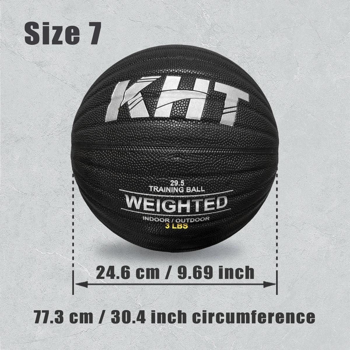 Elevate Your Game with the 1/1.3/1.5KG Size 7 Heavy Basketball - Premium PU Leather for Youth, Adults, and Professionals - Perfect for Indoor and Outdoor Training!