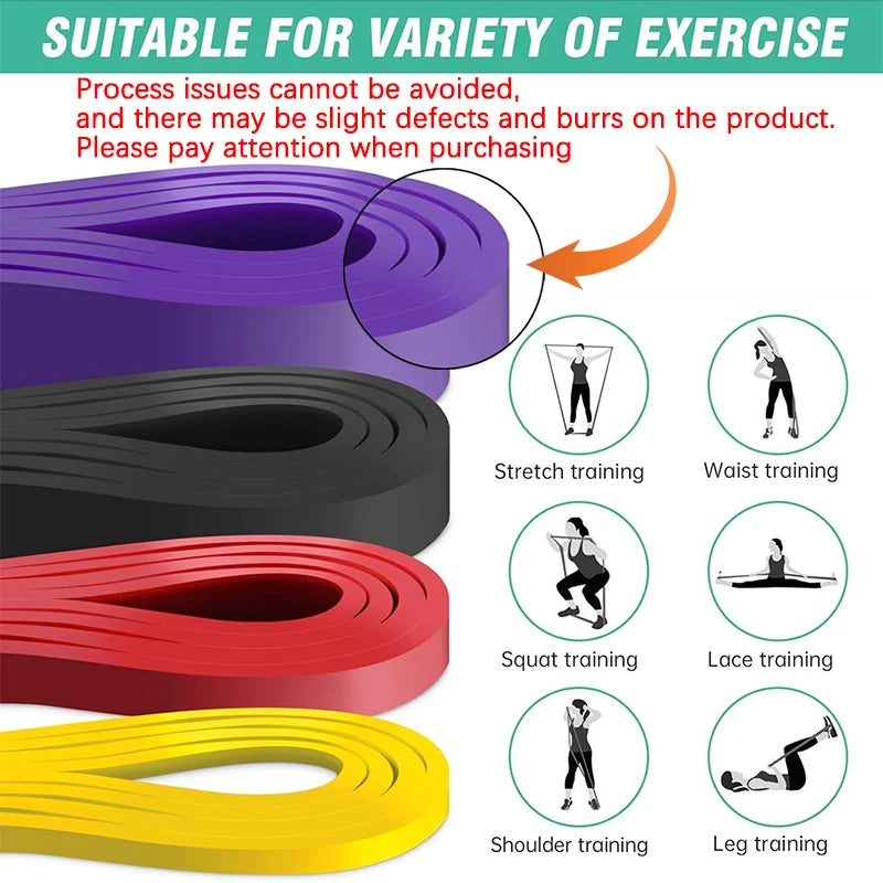 Ultimate Resistance Band Set for Pull-Up Assistance - Heavy-Duty Stretch Bands for Effective Home Workouts and Physical Therapy